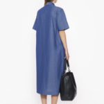 Maison Kitsune Women Double Pocket Shirt Dress