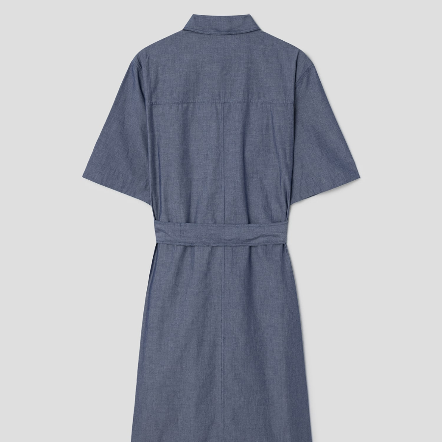 Maison Kitsune Women Double Pocket Shirt Dress