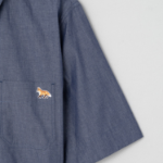 Maison Kitsune Women Double Pocket Shirt Dress