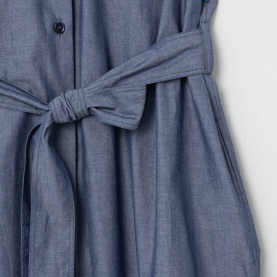 Maison Kitsune Women Double Pocket Shirt Dress