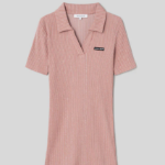 Maison Kitsune Women Maison Kitsune Handwriting Label Ribbed Polo Dress
