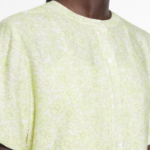 Maison Kitsune Women Short Sleeve Godet Mini Dress