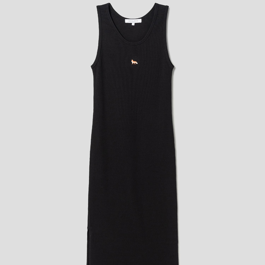Maison Kitsune Women Baby Fox Ribbed Tank Dress