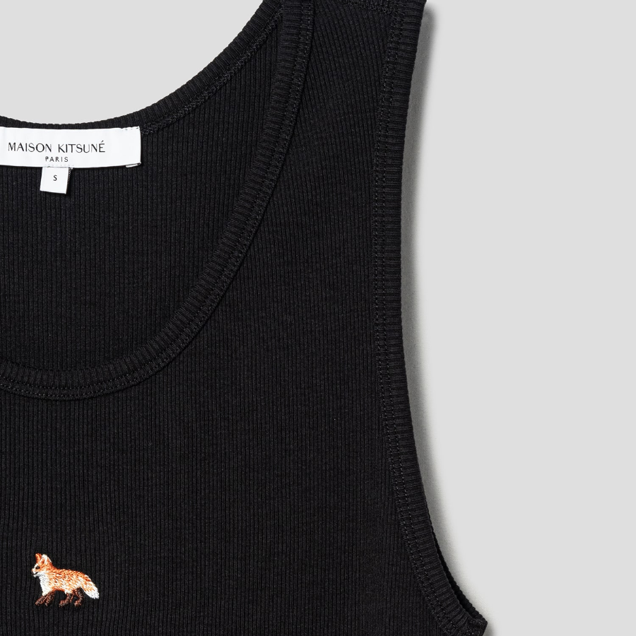 Maison Kitsune Women Baby Fox Ribbed Tank Dress