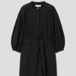 Maison Kitsune Women Crafted Embroidery Maxi Sleeve Dress