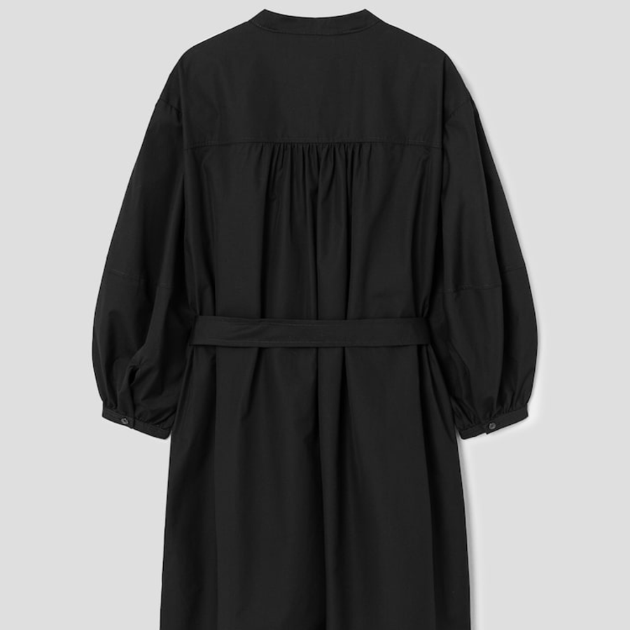 Maison Kitsune Women Crafted Embroidery Maxi Sleeve Dress