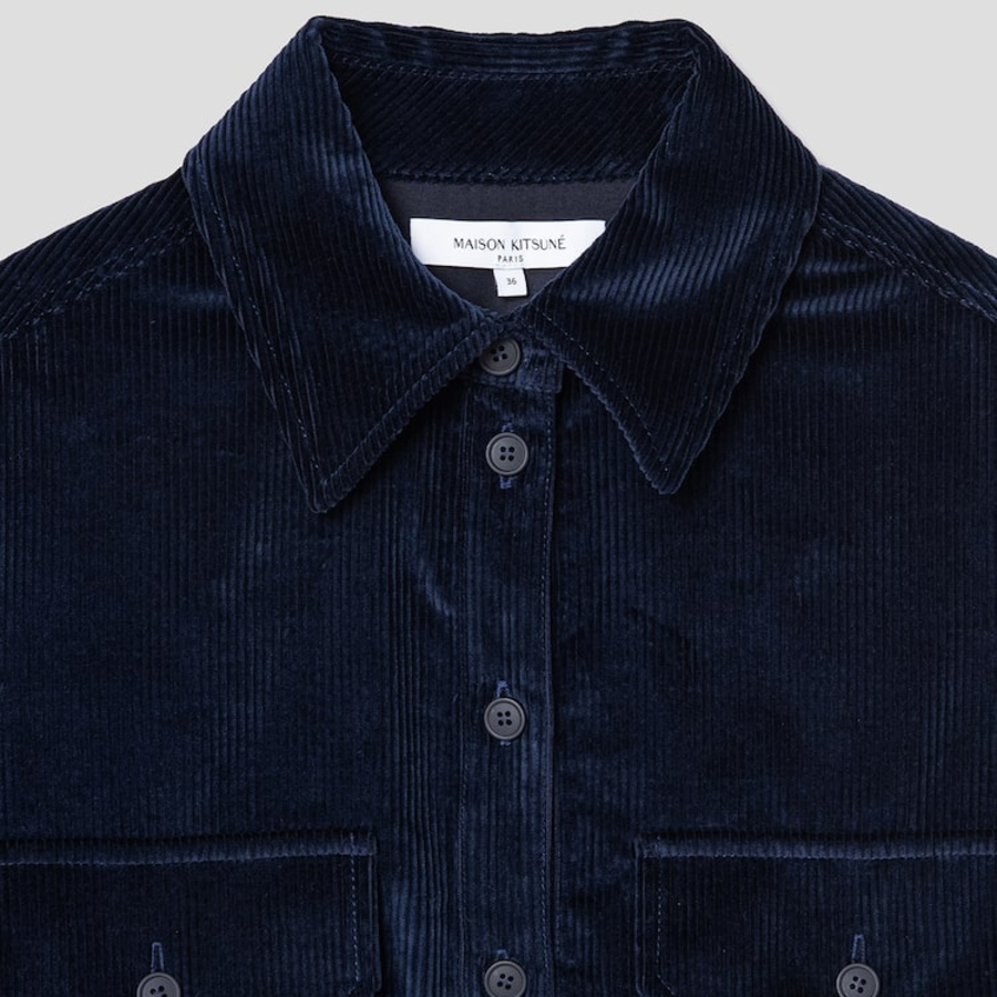 Maison Kitsune Women Corduroy Mini Dress