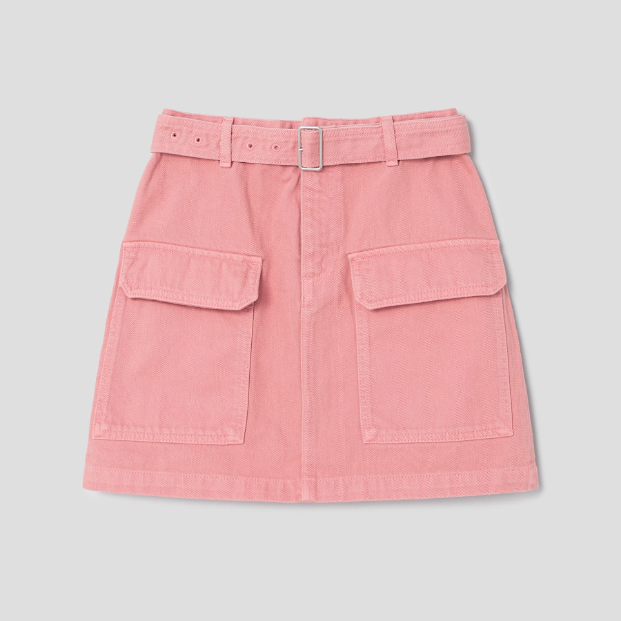 Maison Kitsune Women Belted Utility Mini Skirt