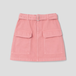 Maison Kitsune Women Belted Utility Mini Skirt