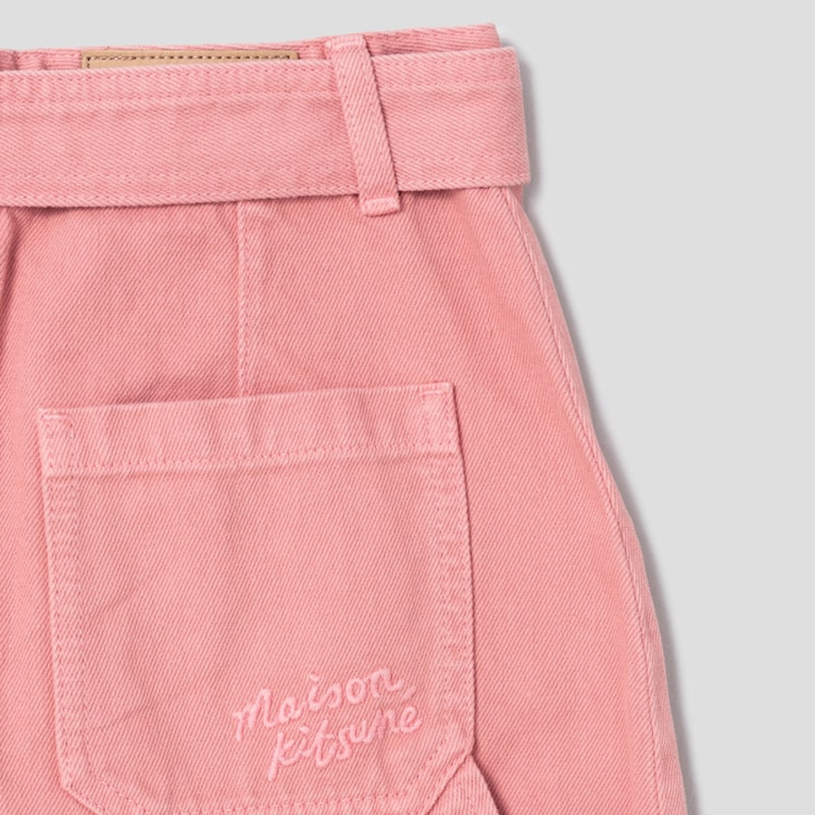 Maison Kitsune Women Belted Utility Mini Skirt