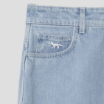 Maison Kitsune Women Straight Denim Skirt