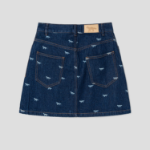 Maison Kitsune Women Mini Denim Skirt
