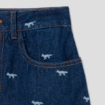 Maison Kitsune Women Mini Denim Skirt