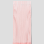 Maison Kitsune Women Baby Fox Patch Pleated Ribbed Midi Skirt