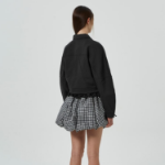 GANNI Heavy Jersey Bomber Terry – Ash