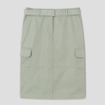 Maison Kitsune Women Belted Utility Skirt