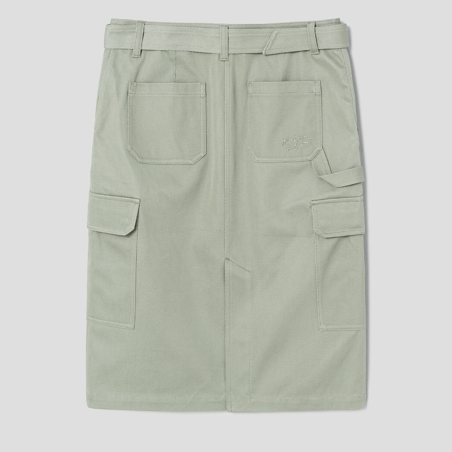 Maison Kitsune Women Belted Utility Skirt