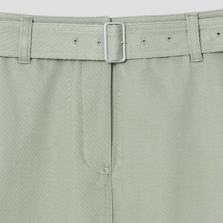 Maison Kitsune Women Belted Utility Skirt