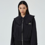 GANNI Stretch Shell Jacket – Black