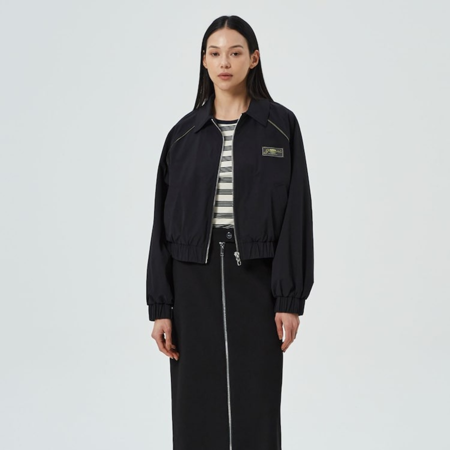 GANNI Stretch Shell Jacket – Black