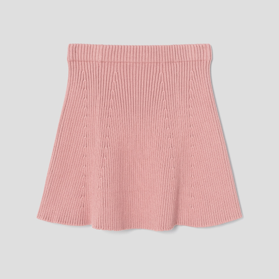 Maison Kitsune Women Bold Fox Head Patch Short Skirt