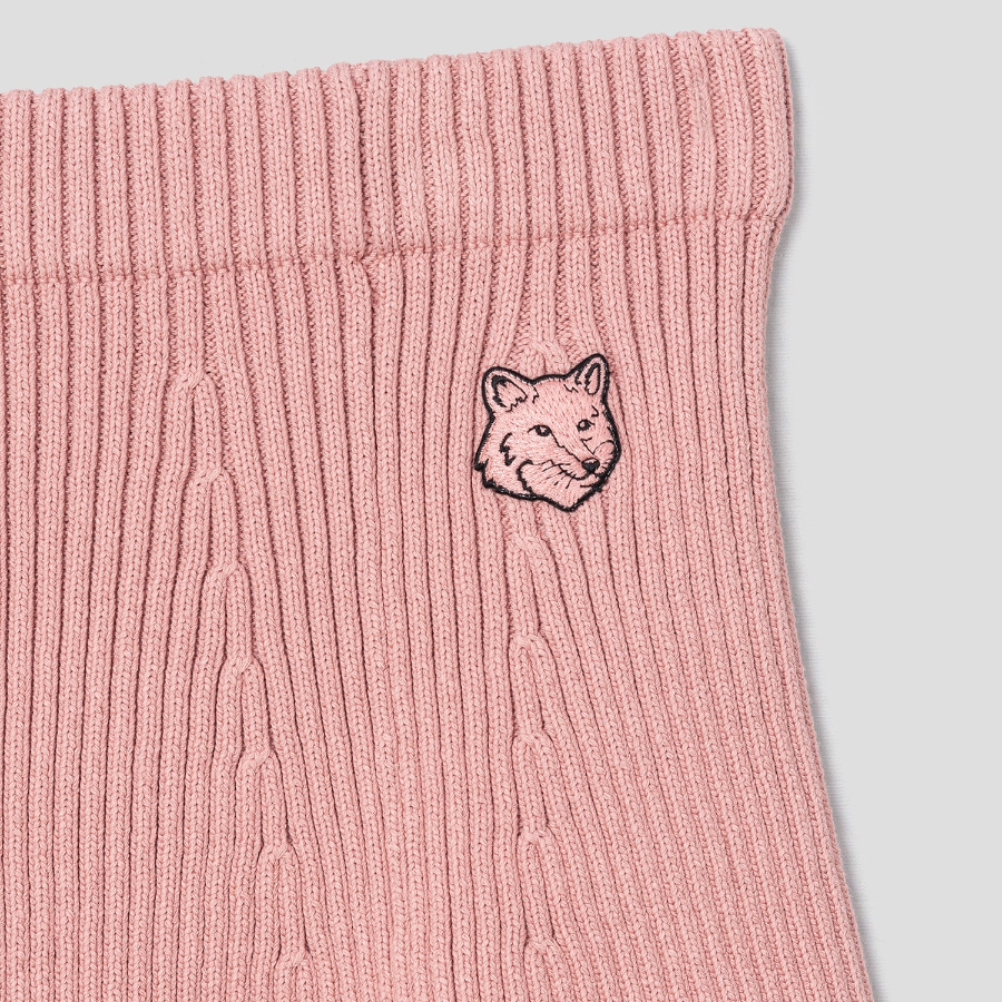 Maison Kitsune Women Bold Fox Head Patch Short Skirt