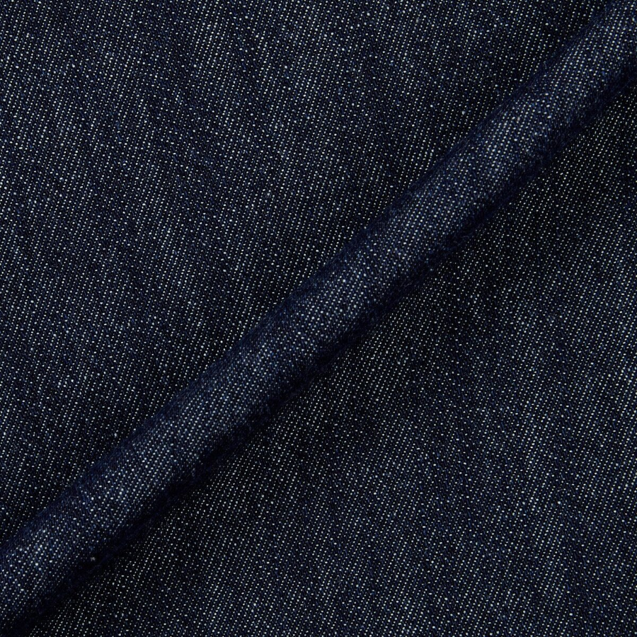 JAJU Denim Banding Pants (Navy) — повседневный комфорт в мягком джинсовом исполнении