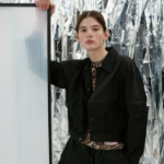 GANNI Duchesse Nylon Short Jacket – Black