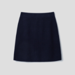 Maison Kitsune Women Bold Fox Head Patch Ribbed Short Skirt