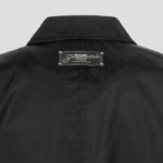 GANNI Duchesse Nylon Short Jacket – Black