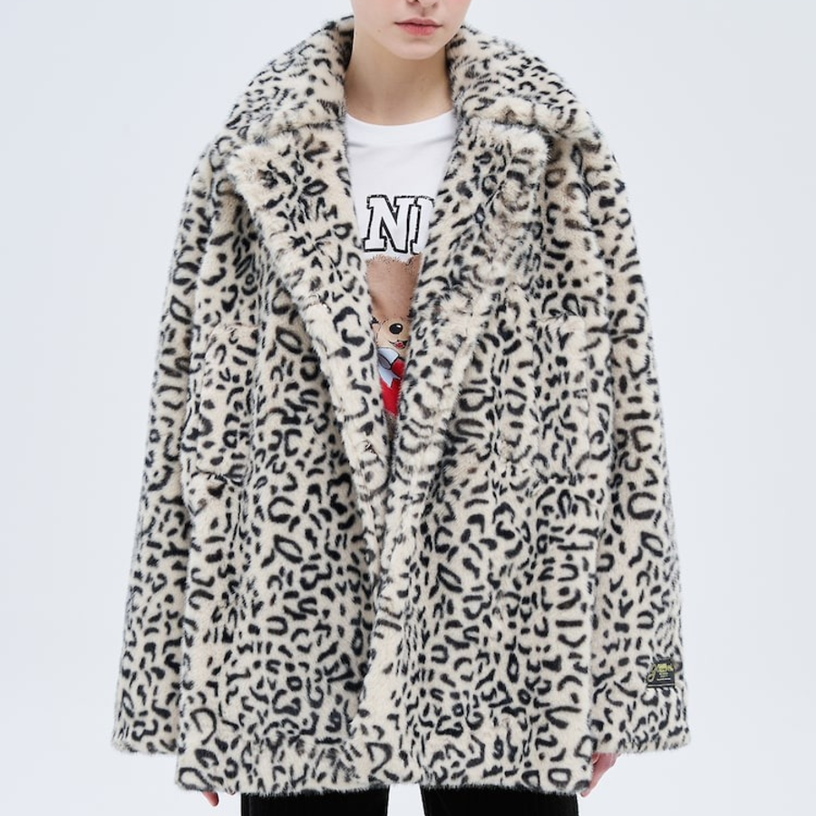 GANNI Faux Fur Jacket – Brown