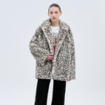 GANNI Faux Fur Jacket – Brown