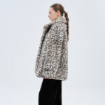 GANNI Faux Fur Jacket – Brown