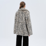 GANNI Faux Fur Jacket – Brown