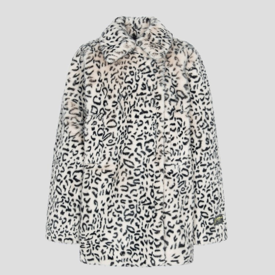 GANNI Faux Fur Jacket – Brown