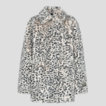 GANNI Faux Fur Jacket – Brown