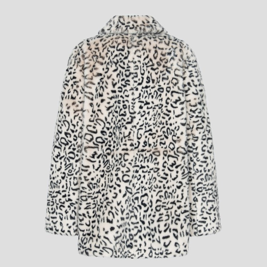 GANNI Faux Fur Jacket – Brown