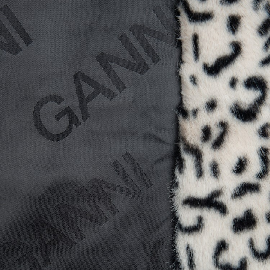 GANNI Faux Fur Jacket – Brown