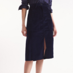 Maison Kitsune Women Workwear Skirt With Slit