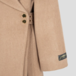 GANNI Double Face Wool Coat – Yellowish Brown