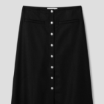 Maison Kitsune Women Button Down Midi Skirt