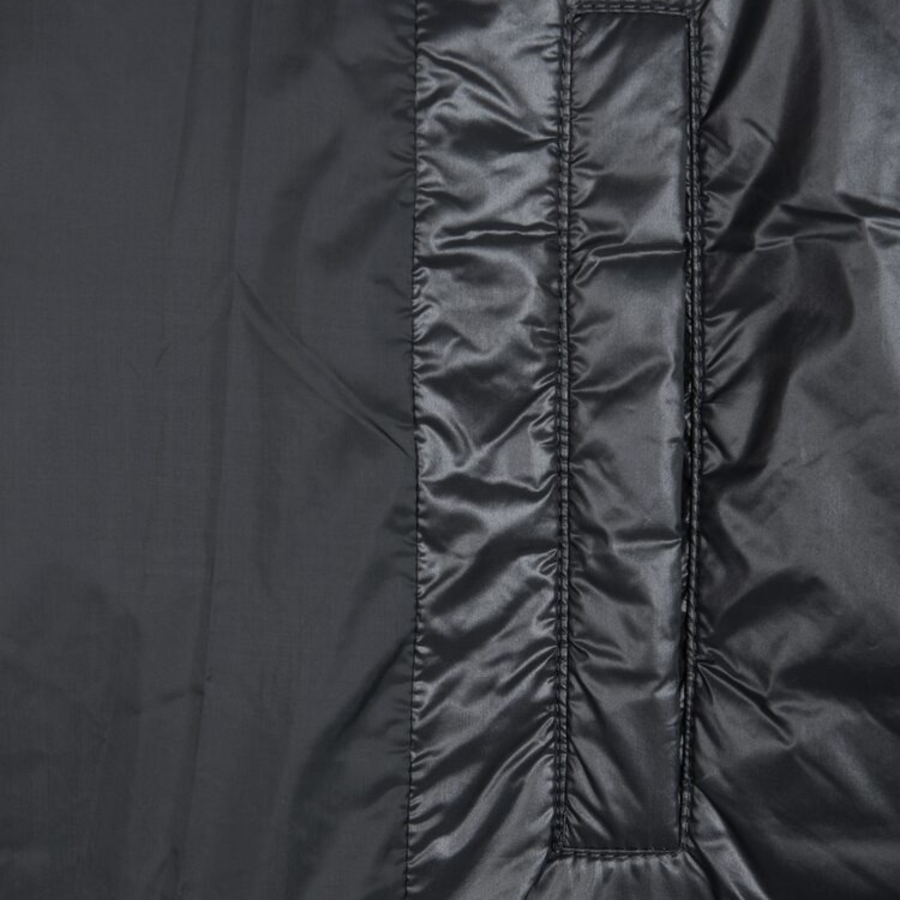 GANNI Shiny Nylon Puffer Jacket – Black