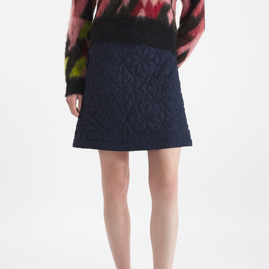 Maison Kitsune Women Kaleidoscope Mini Skirt
