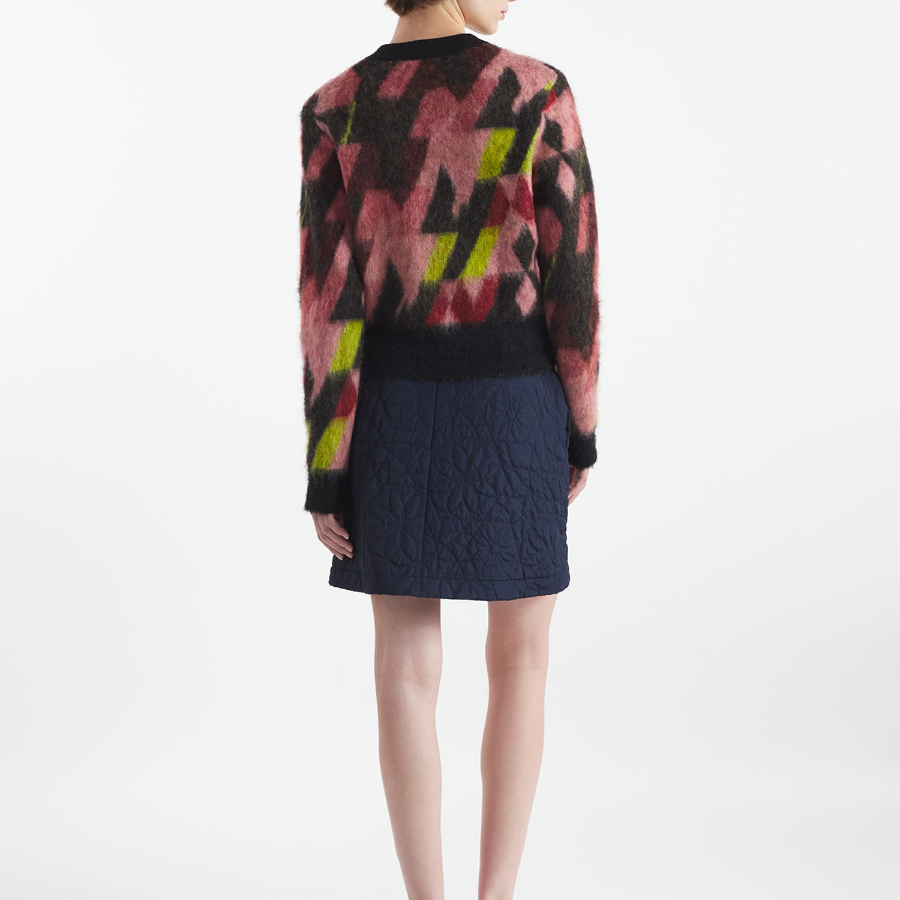 Maison Kitsune Women Kaleidoscope Mini Skirt