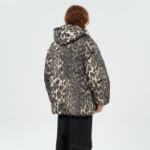 GANNI Leo Puffers Midi Jacket – Brown