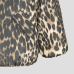 GANNI Leo Puffers Midi Jacket – Brown