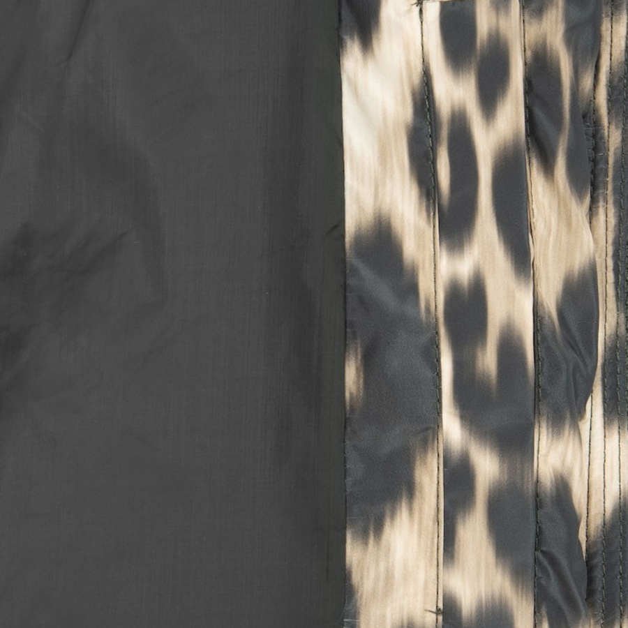 GANNI Leo Puffers Midi Jacket – Brown