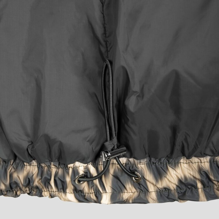 GANNI Leo Puffers Midi Jacket – Brown