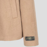 GANNI Double Face Wool Jacket – Yellowish Brown