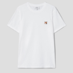 Maison Kitsune Women Fox Head Patch Regular Tee-Shirt